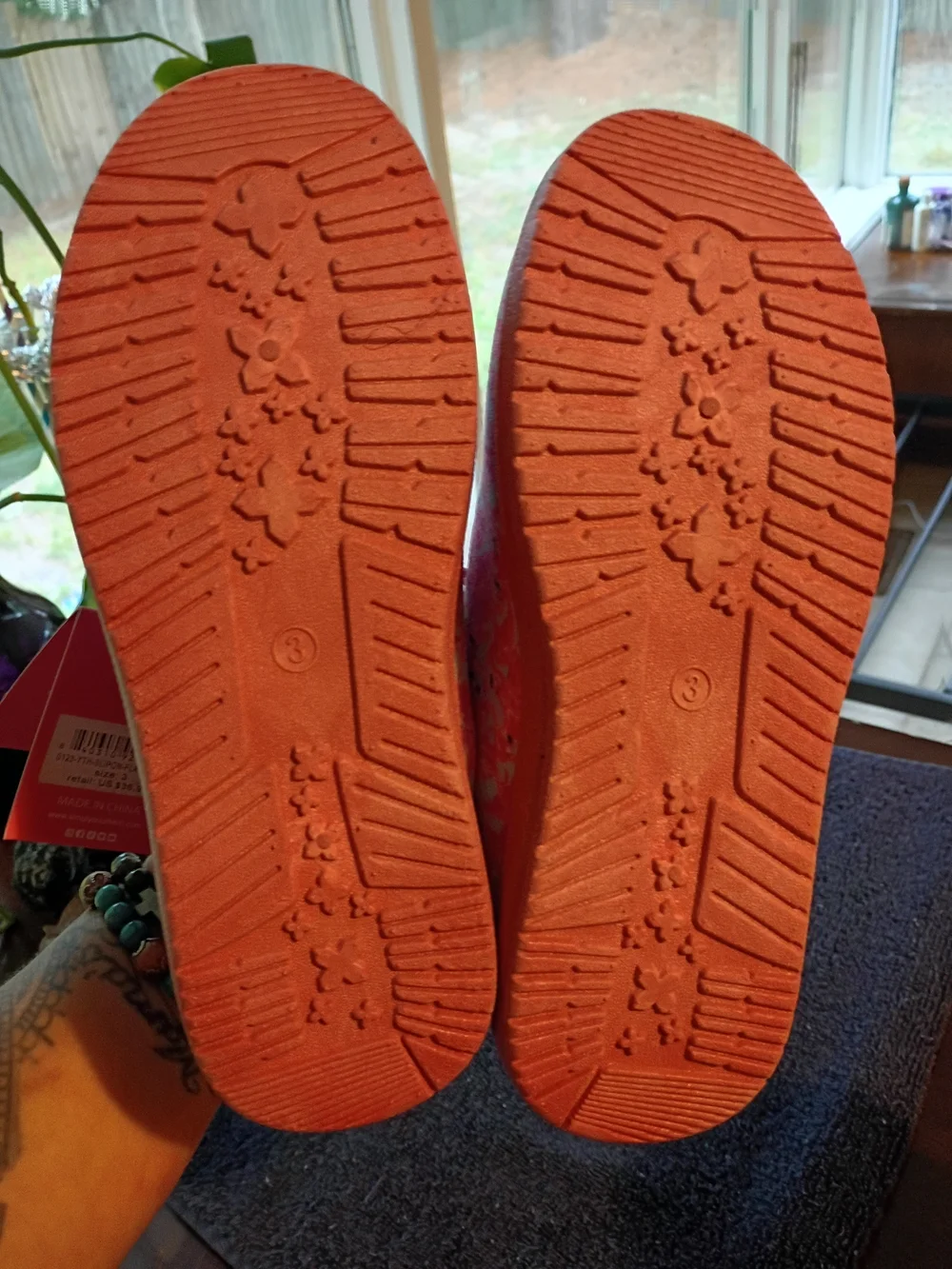 NWT Simply Southern Flamingo Canvas Loafers / Slip-On Shoes Size 3